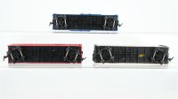 Roco H0 Konvolut 3 US Güterwagen 4 achsig MStL/ Conrail/ u. a.
