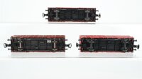 Roco H0 Konvolut 3 Viehtransportwagen 2 achsig DB, u. a.
