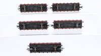 Roco H0 Konvolut 5 Rungenwagen 2 achsig DB (Rungen fehlen)