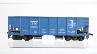Unbekannt H0 Konvolut 4 US Selbstentladewagen 4 achsig „BM“ blau