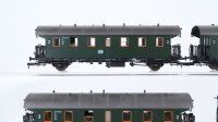Roco H0 Konvolut 4 Personenwagen 2. Klasse, 1 Packwagen,...