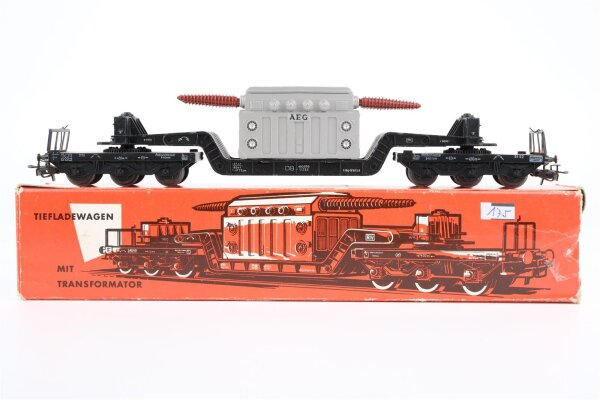 Märklin H0 4617 Tiefladewagen mit Transformator  SST 53  St 52 der DB