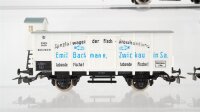 Piko H0 Konvolut 3 gedeckte Güterwagen mit Bremserhaus 2 achsig (2x Fischtransport) K.Sächs.Sts.E.B.