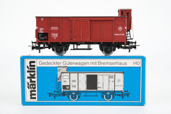 Märklin H0 4695 Gedeckter Güterwagen mit Bremserhaus  G 10 der DRG