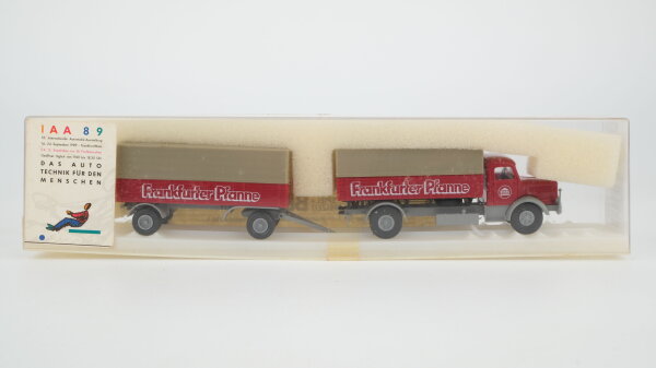 Brekina H0 74518 Krupp-Mustang Pritschenlastzug Frankfurter Pfanne