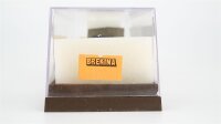 Brekina H0 7300 Henschel Pritschen-LKW dunkelblau-rot-grau