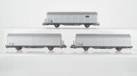 Roco H0 Konvolut 3 gedeckte Güterwagen 2 achsig SBB-CFF