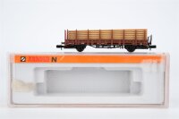 Arnold N 4475 Rungenwagen Ladung: Schnittholz Kbs 442 DB