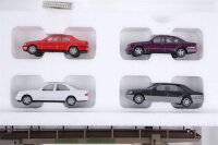 Märklin H0 47121 Autotransportwagen mit 8 Mercedes-Benz Fahrzeugen DB
