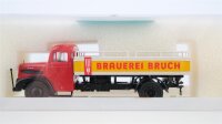 Brekina H0 MAN F8 Pritschenhauber Brauerei Bruch
