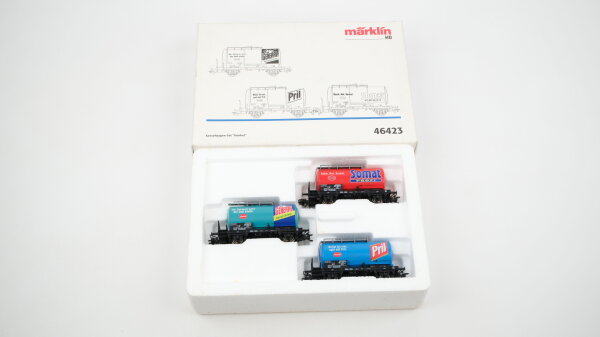 Märklin H0 46423 Kesselwagen-Set "Henkel" DB
