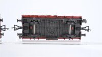 Fleischmann H0 Konvolut 7 Niederbordwagen 2 achsig DB (teilweise patiniert)