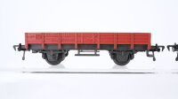 Fleischmann H0 Konvolut 7 Niederbordwagen 2 achsig DB (teilweise patiniert)
