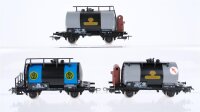 Unbekannt H0 Konvolut 2 Tankwagen mit Bremserhaus, 1...