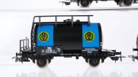 Unbekannt H0 Konvolut 2 Tankwagen mit Bremserhaus, 1 Tankwagen, 2 achsig B/ ÖBB