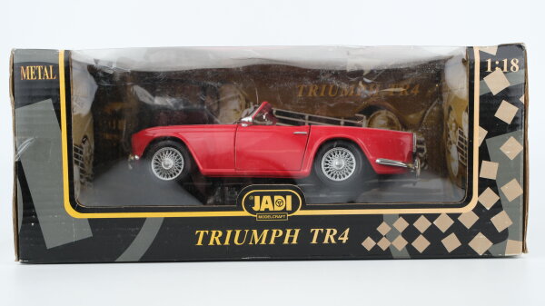 Jadi Modelcraft JM-98092 Triumph TR4 Signal Red (1:18)