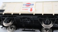 Piko H0 Konvolut 1 gedeckter Güterwagen, 3 Kühlwagen (Martini/ Bertolli), 2 achsig F.S. Italia