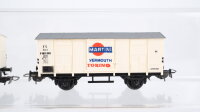 Piko H0 Konvolut 1 gedeckter Güterwagen, 3 Kühlwagen (Martini/ Bertolli), 2 achsig F.S. Italia