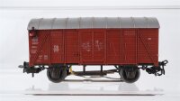 Märklin H0 Konvolut Hochbordwagen mit Kohleladung, 2 geschlossene Güterwagen, Schiebedachwagen DB