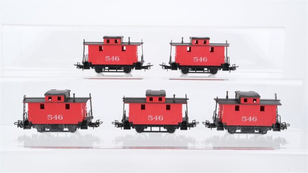 Märklin H0 Konvolut 5 Güterzug Begleitwagen (Caboose 546) USA