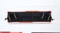 Bachmann H0 Konvolut 2 gedeckte Güterwagen, 1 offener Güterwagen mit Ladung, 4 achsig Santa Fe/ u. a. USA
