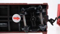 Unbekannt H0  Konvolut 2 gedeckte Güterwagen, 1 Selbstentladewagen, 4 achsig CB&Q/ u. a. USA