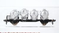 Fleischmann/u.a.H0  Konvolut Behältertragwagen Von...