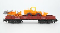 Märklin H0 4474 Niederbordwagen mit Wiking...