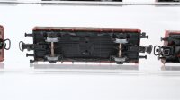 Märklin H0 Konvolut Niederbordwagen, Hochbordwagen DB (teilweise patiniert)