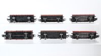 Märklin H0 Konvolut Niederbordwagen, Hochbordwagen DB (teilweise patiniert)