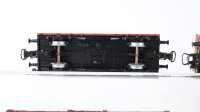Märklin H0 Konvolut Niederbordwagen, Hochbordwagen DB (teilweise patiniert)
