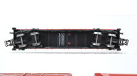 Märklin H0 Konvolut Sebstentladewagen, Hochbordwagen mit Holzladung, gedeckter Güterwagen, Rungenwagen, Niederbordwagen 4-achisg DB (Rungen fehlen)