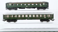 Märklin H0 Konvolut Silberling 2. Kl., Reisezugwagen 2. Kl., Schnellzugwagen 2. Kl., Abteilwagen 1. Kl. DB