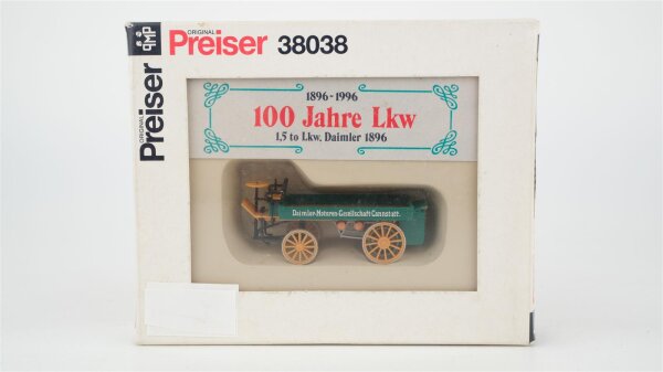 Preiser H0 38038 Lastkraftwagen 1,5 to Daimler 1896, 100 Jahre Lkw