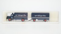 Brekina H0 7722 Krupp Koffer-Hängerzug Schlegel-Bier
