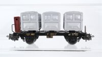 Märklin H0 Konvolut Silowagen "Franken Zucker", Viehtransportwagen, Behältertragwagen mit Bremserhaus "Von Haus zu Haus" DB