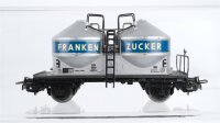 Märklin H0 Konvolut Silowagen "Franken Zucker", Viehtransportwagen, Behältertragwagen mit Bremserhaus "Von Haus zu Haus" DB