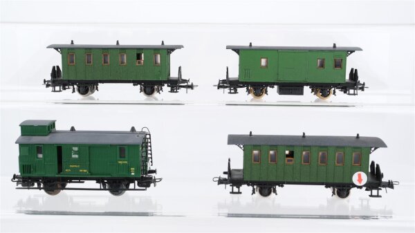 Unbekannt H0 Konvolut Donnerbüchse, Gepäckwagen, Post- und Gepäckwagen MZA u. a.
