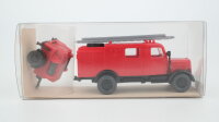 Wiking H0 22863 Opel Blitz 39-LF 8 mit Hänger rot