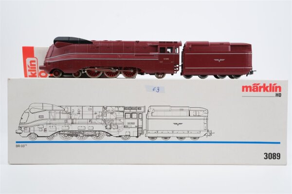 Märklin H0 3089 Stromliniendampflok BR 03 1055 DRG Wechselstrom (vermutlich verharzt)