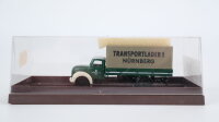 Brekina H0 4218 Magirus Rundhauber Pritsche mit Plane...