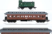 Electrotren H0 Konvolut Personenwagen 2. Kl. 4-achsig, Postwagen M.Z.A