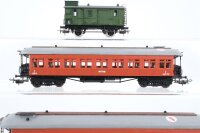 Electrotren H0 Konvolut Personenwagen 2. Kl. 4-achsig, Postwagen M.Z.A