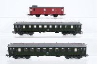 Schicht/Liliput H0 Konvolut Hechtwagen 2. Kl. 4-achsig,...