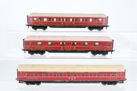 Fleischmann H0 Konvolut 3 Schlafwagen "DSG" rot DSG