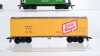 Life-Like Trains H0 Konvolut US Caboose, Kesselwagen "Du Pont", Kühlwagen "Linde", "Oscar Mayer", 4-achsig BN u. a.