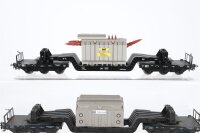 Märklin H0 Konvolut 2 Schwerlastwagen mit Transformator "Trafo Union, EVS" DB (unvollständig)