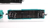 Unbekannt H0 Konvolut US gedeckte Güterwagen, Kühlwagen, 4-achsig Penn Central u. a.
