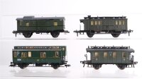 Fleischmann H0 Konvolut 2 Packwagen, Personenwagen 3.Kl....