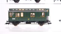 Fleischmann H0 Konvolut 2 Packwagen, Personenwagen 3.Kl. Postwagen mit Bremserhaus, Nebenbahn/u.a.